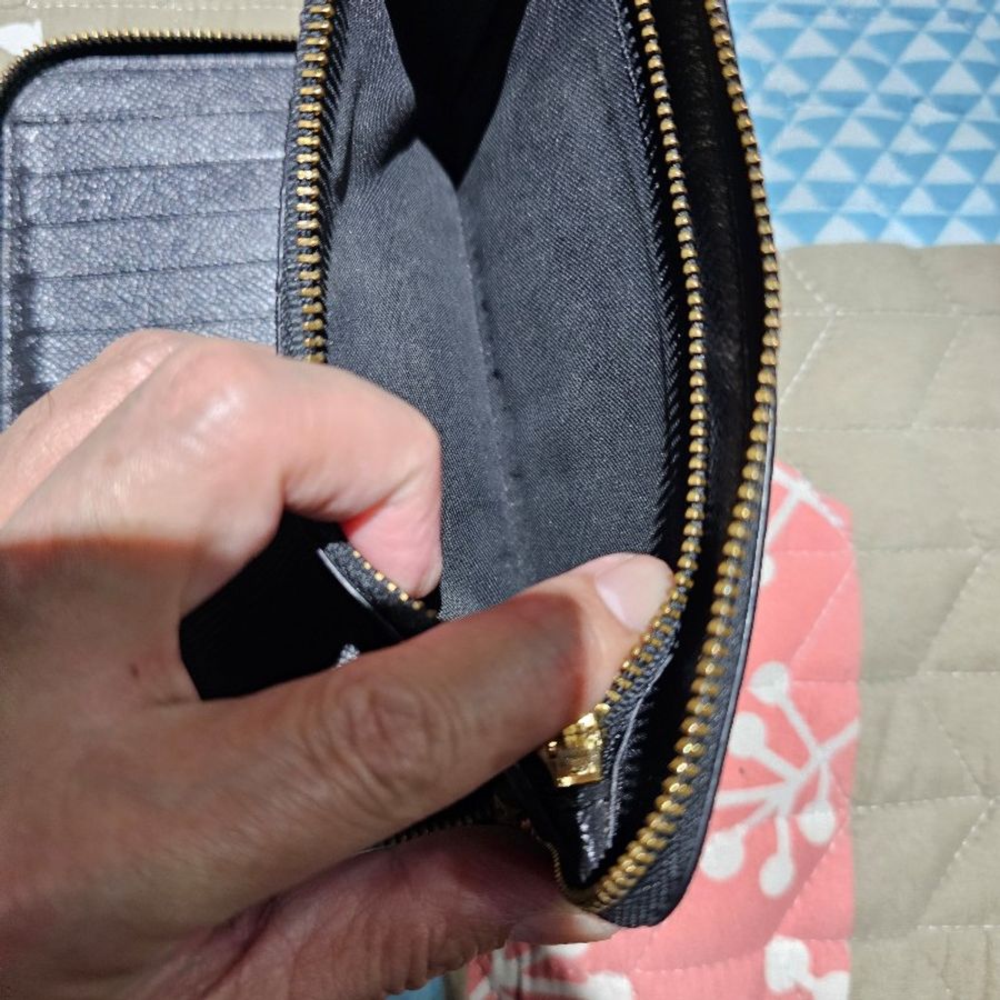 Coach 金色經典馬車LOGO長夾-5