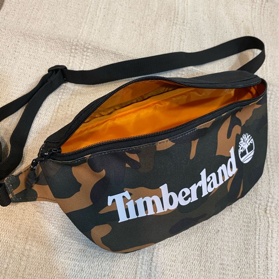 Timberland 迷彩可調式腰包-1