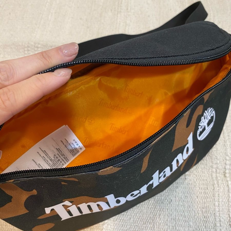 Timberland 迷彩可調式腰包-10