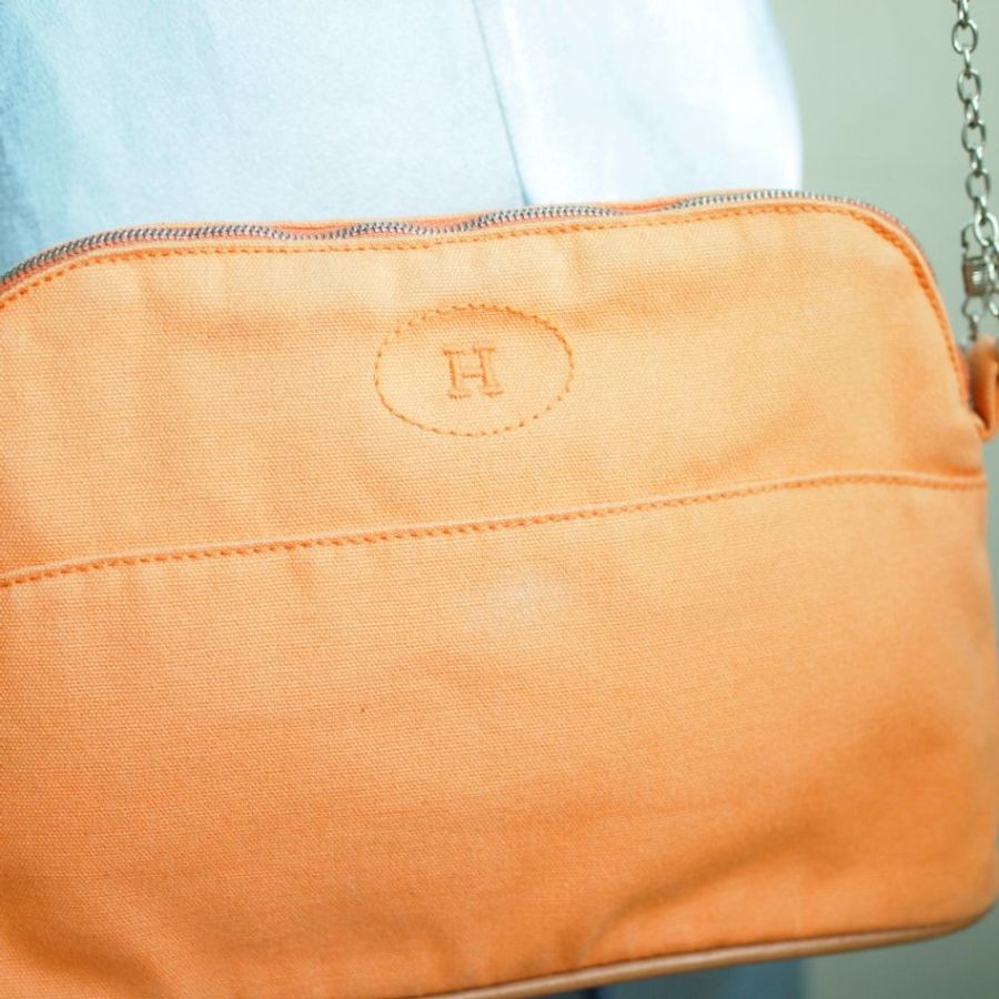 新品上架 現貨 🔥💖 ✨Hermes 小包 HERMES 小包包 HERMES 帆布包 經典橙色-4