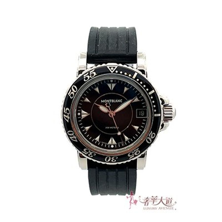 (已售出)-MONT BLANC萬寶龍MEISTERSTUCK SPORT 34MM 石英女錶 7036-0
