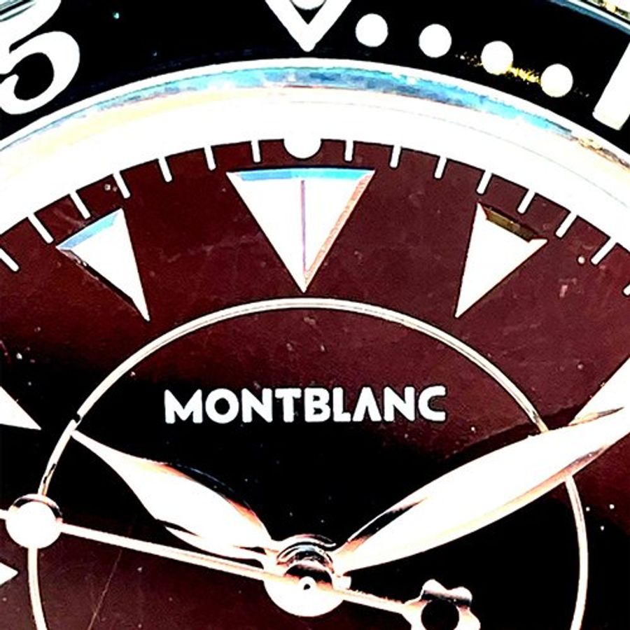 (已售出)-MONT BLANC萬寶龍MEISTERSTUCK SPORT 34MM 石英女錶 7036-3