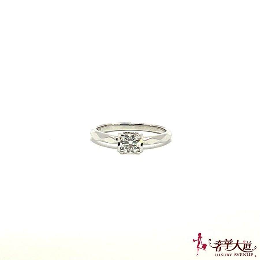 已售出* WISDOM威世登 GIA 0.30CT 18白K金鑽戒 #9-0