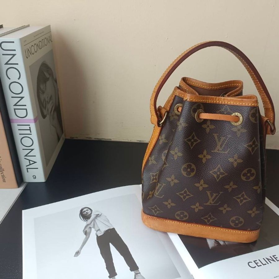 Louis Vuitton 絕版 LV 提把mini noe水桶包 M42227-8