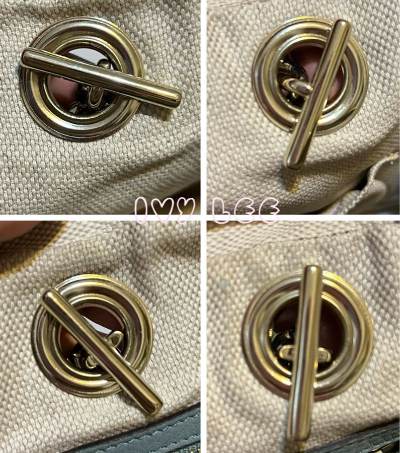 GUCCI 308983 牛皮灰藍綠色 soho 銀鍊 流蘇 肩背包/手提包 二手精品-14