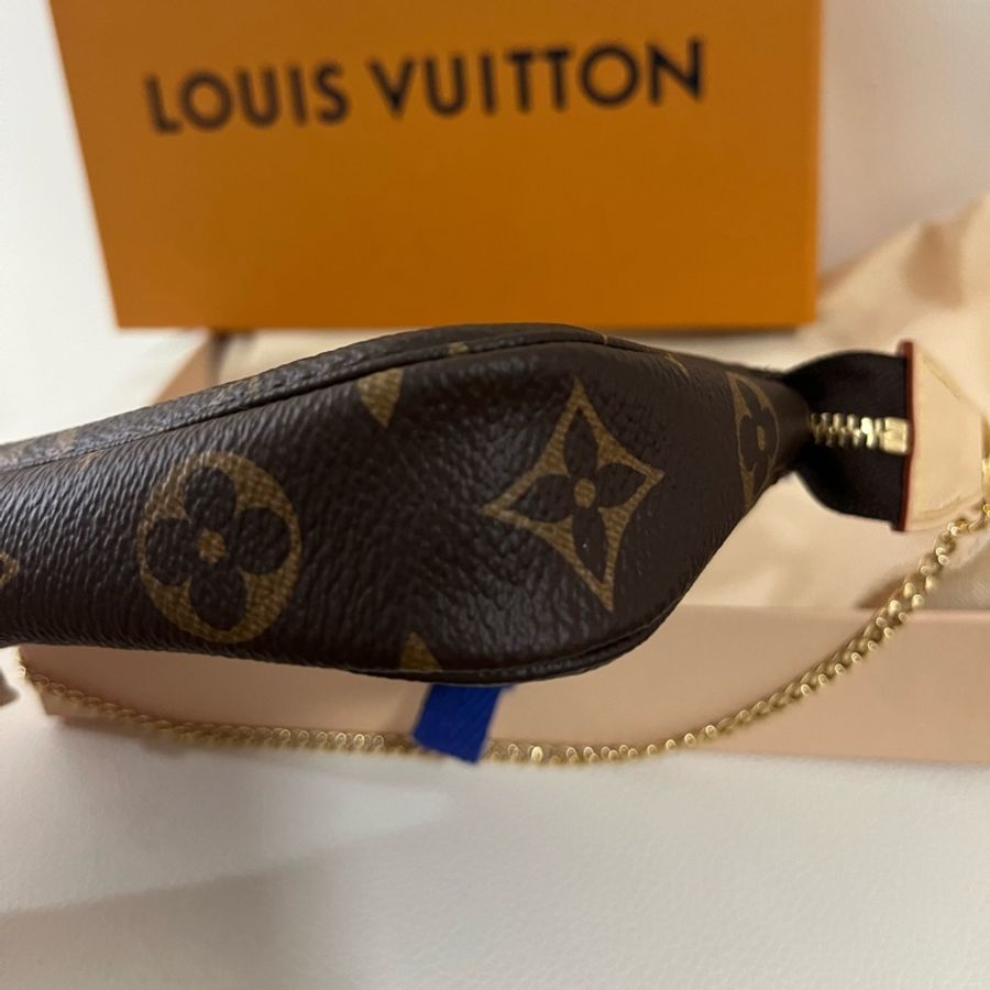 LV 經典花紋麻將包(小)-9