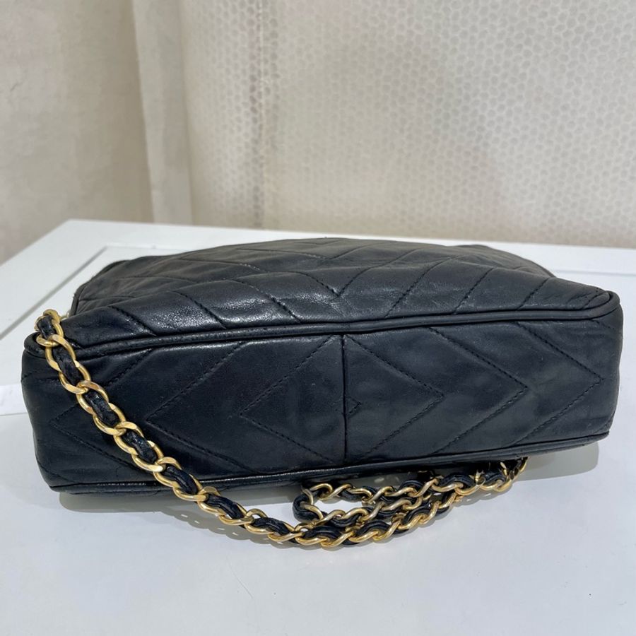 Chanel中古羊皮相機包 Chanel Vintage Lambskin Camera Bag-8