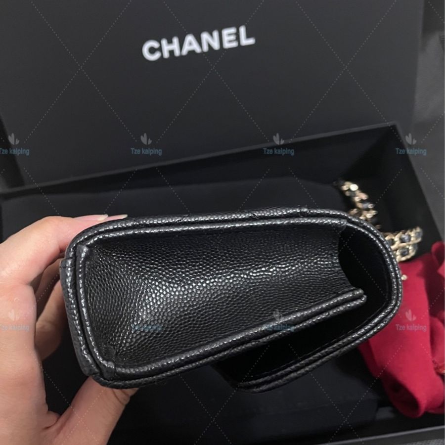 ⭐️Chanel 23P 荔枝牛皮手柄kelly包-5