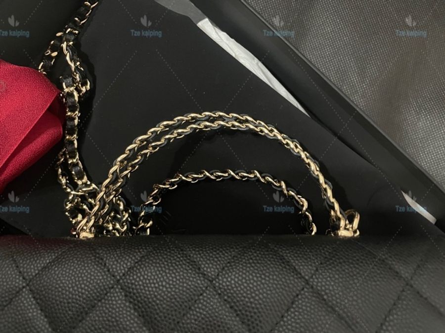 ⭐️Chanel 23P 荔枝牛皮手柄kelly包-10