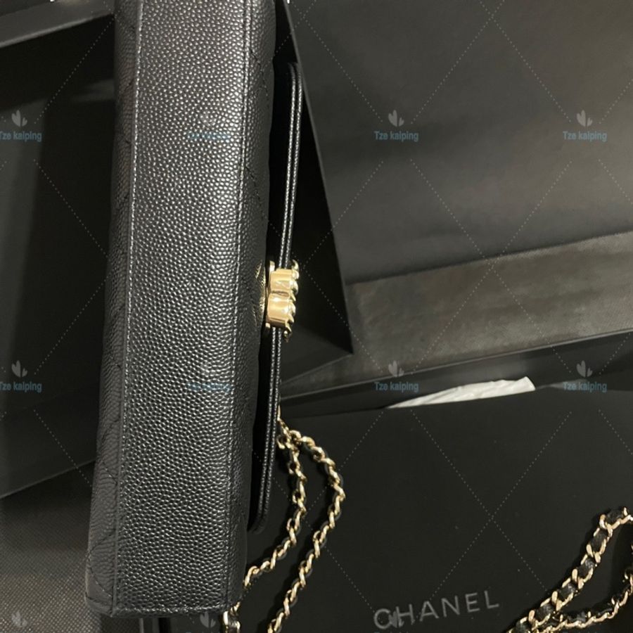 ⭐️Chanel 23P 荔枝牛皮手柄kelly包-12