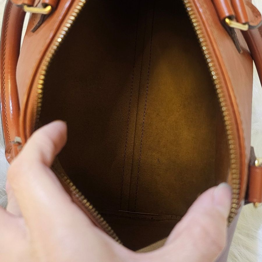 🎀👜曼蒂二手精品 👜🎀 LV 二手正品絕版 焦糖色水波紋 Speedy 25-17