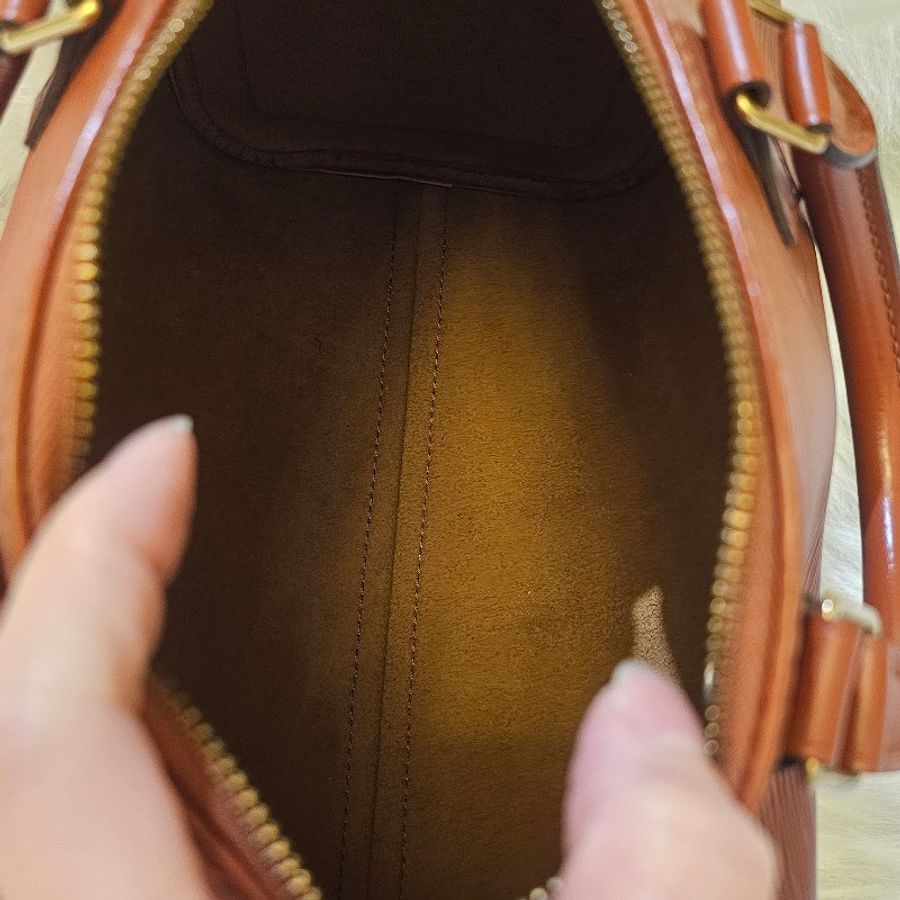 🎀👜曼蒂二手精品 👜🎀 LV 二手正品絕版 焦糖色水波紋 Speedy 25-18