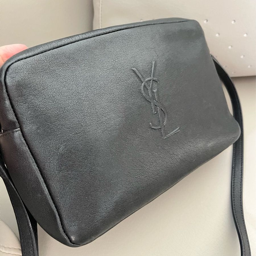 YSL黑色流蘇相機包-2