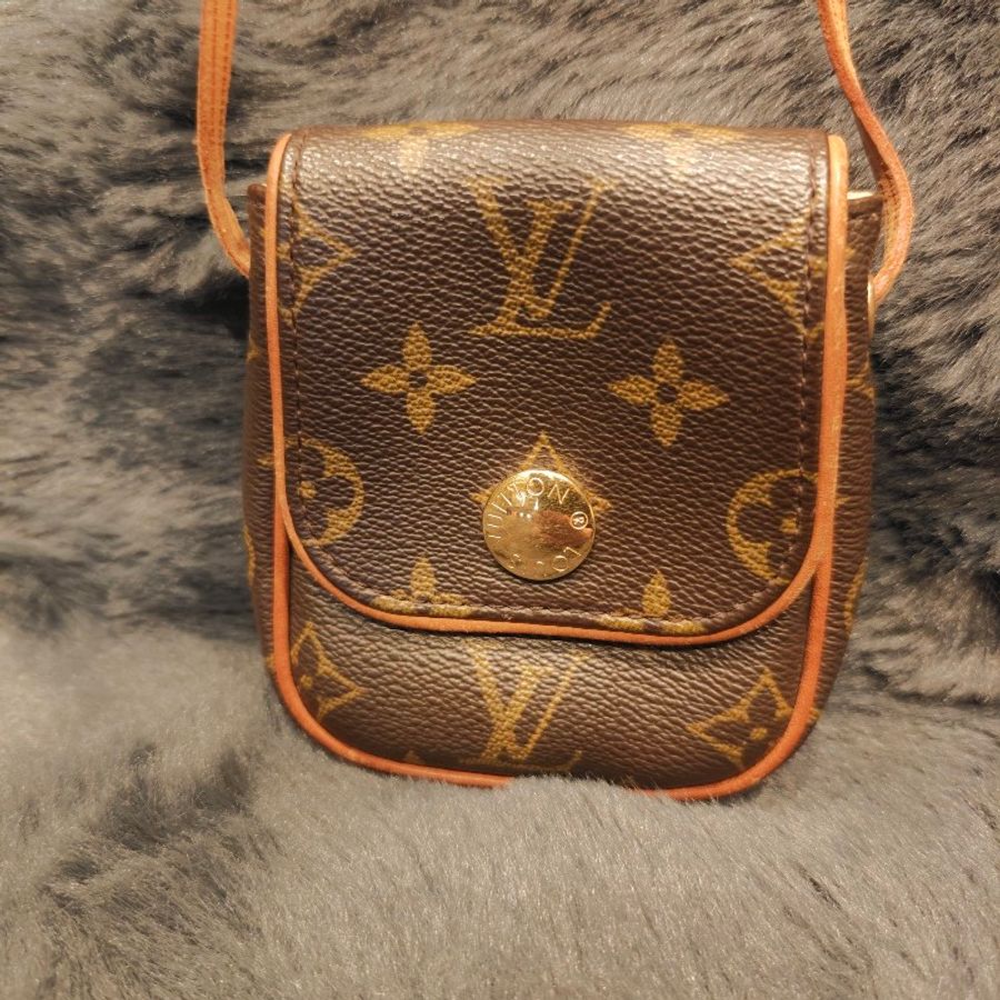 年終出清日本帶回二手LV 絕版老花肩背包,小廢包-3