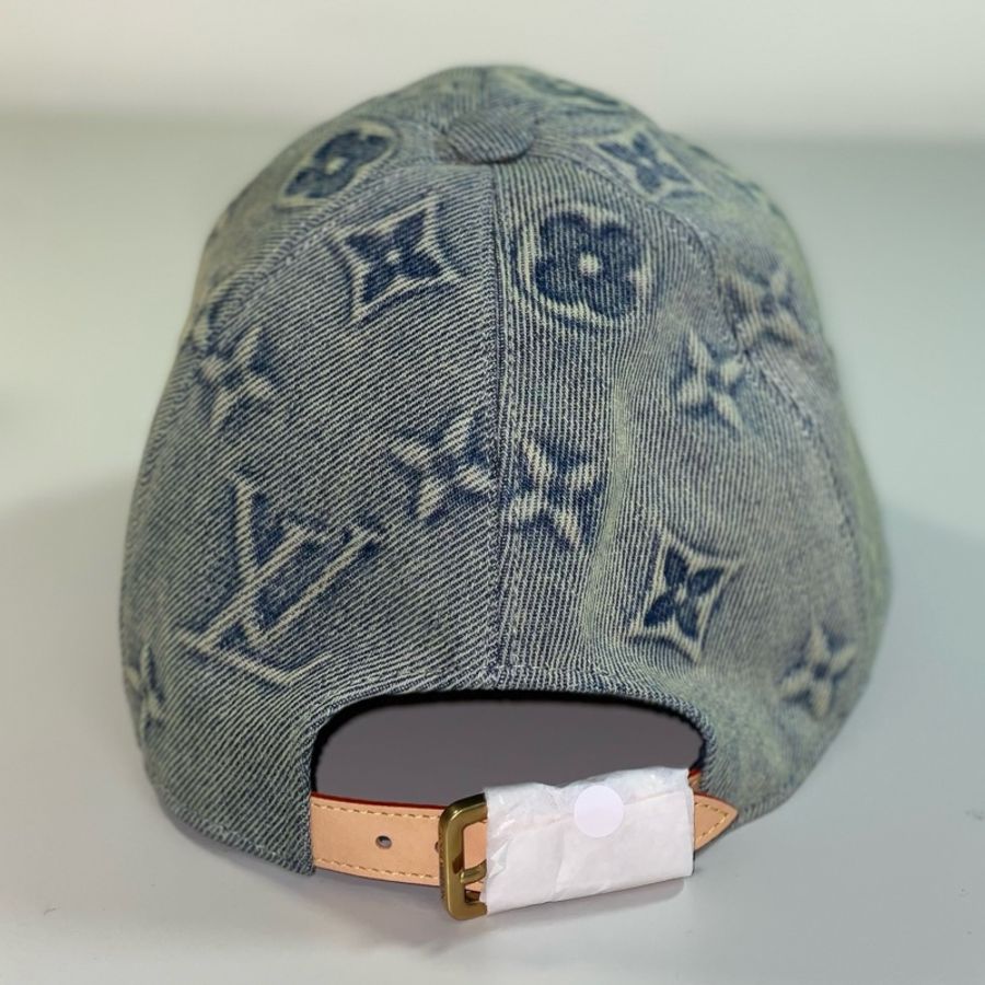 降價⚠️99新⚠️ Louis Vuitton Monogram Washed Denim 棒球帽 M7156M-6