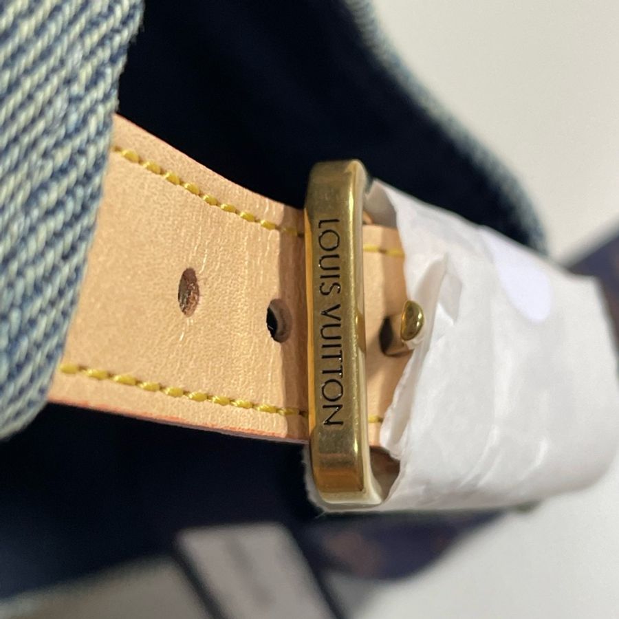 降價⚠️99新⚠️ Louis Vuitton Monogram Washed Denim 棒球帽 M7156M-7