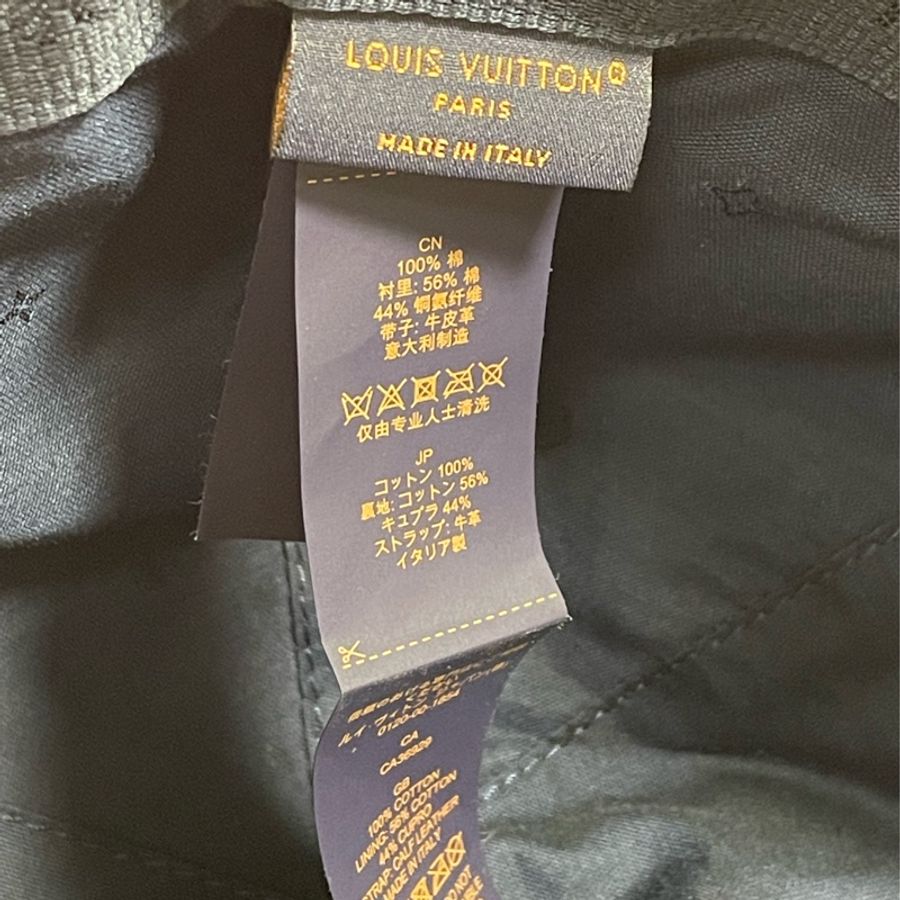 降價⚠️99新⚠️ Louis Vuitton Monogram Washed Denim 棒球帽 M7156M-8