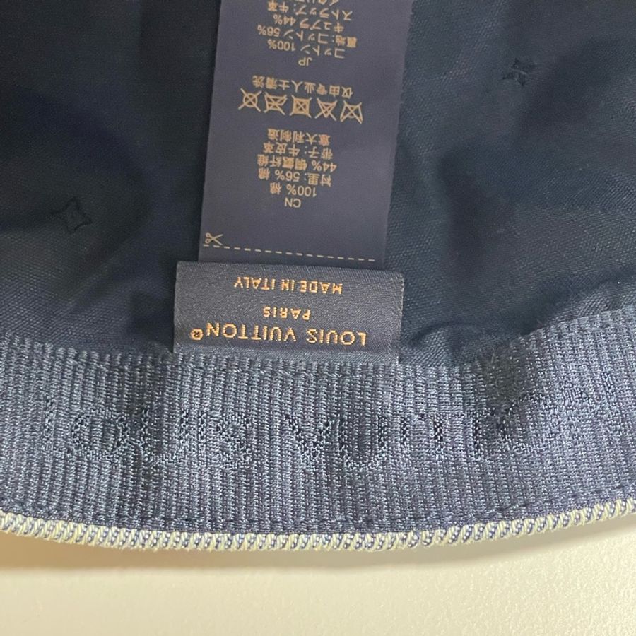 降價⚠️99新⚠️ Louis Vuitton Monogram Washed Denim 棒球帽 M7156M-9