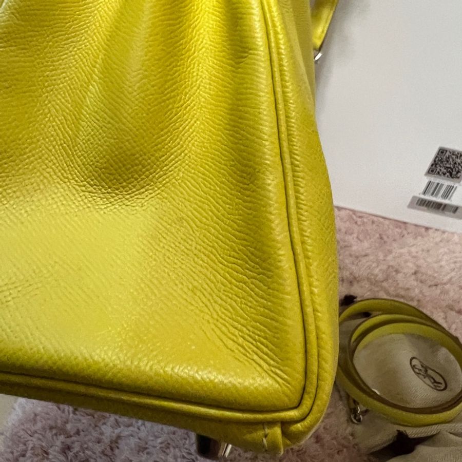 Hermes Kelly 35 拼色限量版🔥檸檬黃內拼珍珠灰🔥Limited Edition Bi-colur-17