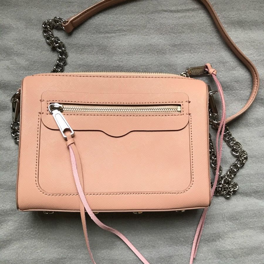 Rebecca Minkoff 粉紅色斜背包-0