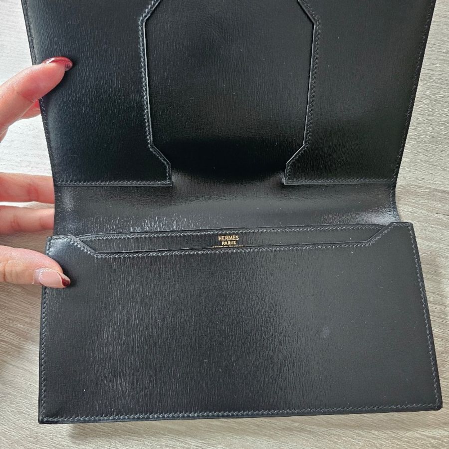 Hermès vintage long wallet-3