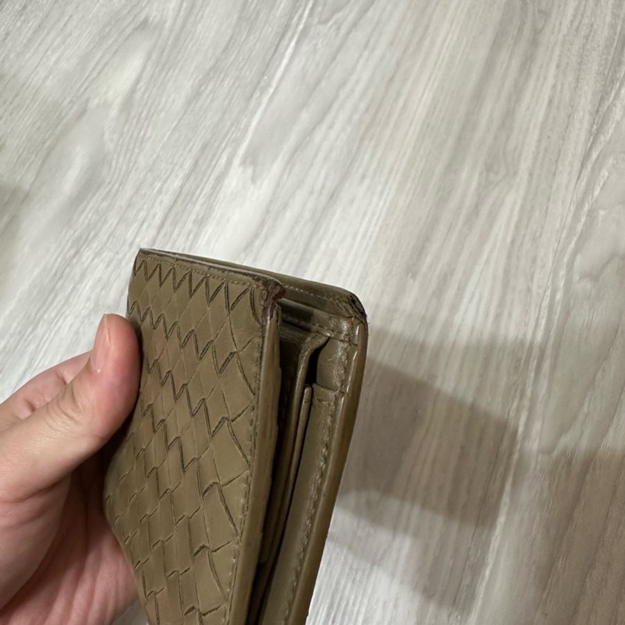 Bottega Veneta 男生零錢短夾 卡其土黃色-14