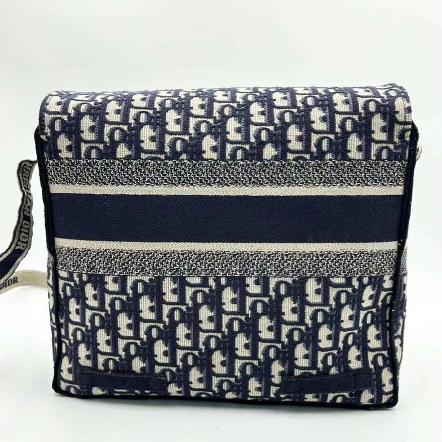 Diorcamp 中號 藍色 Dior Oblique 刺繡-5