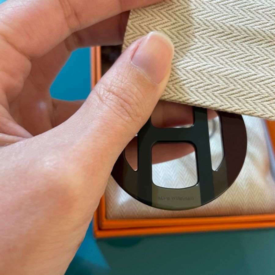 Hermès 愛馬仕牛角耳環-3
