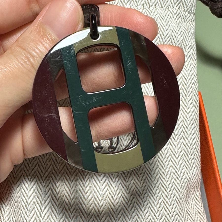 Hermès 愛馬仕牛角耳環-8