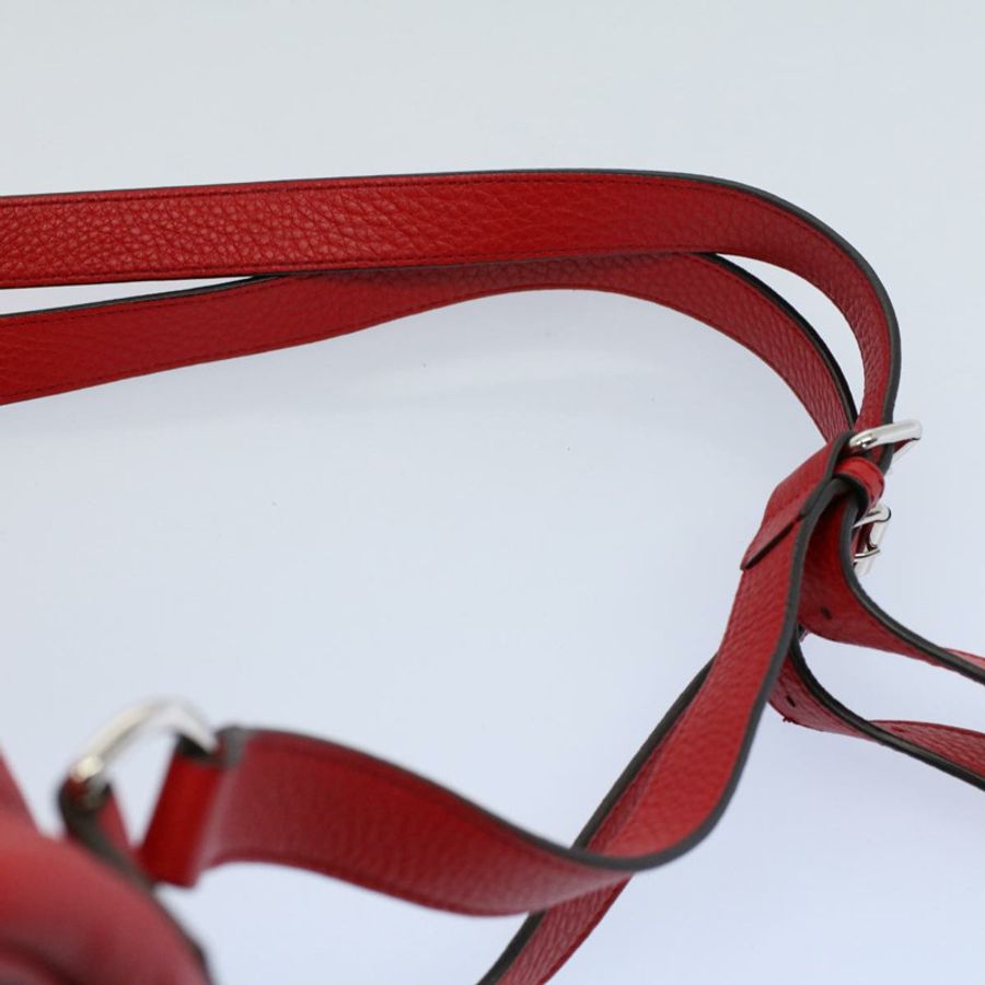 【日本直送】GUCCI Soho 背包 皮革 紅色 368588 正品 fm2801-6