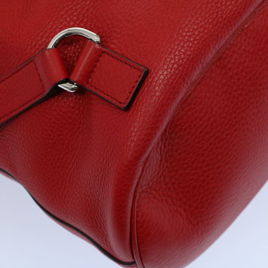 【日本直送】GUCCI Soho 背包 皮革 紅色 368588 正品 fm2801-15