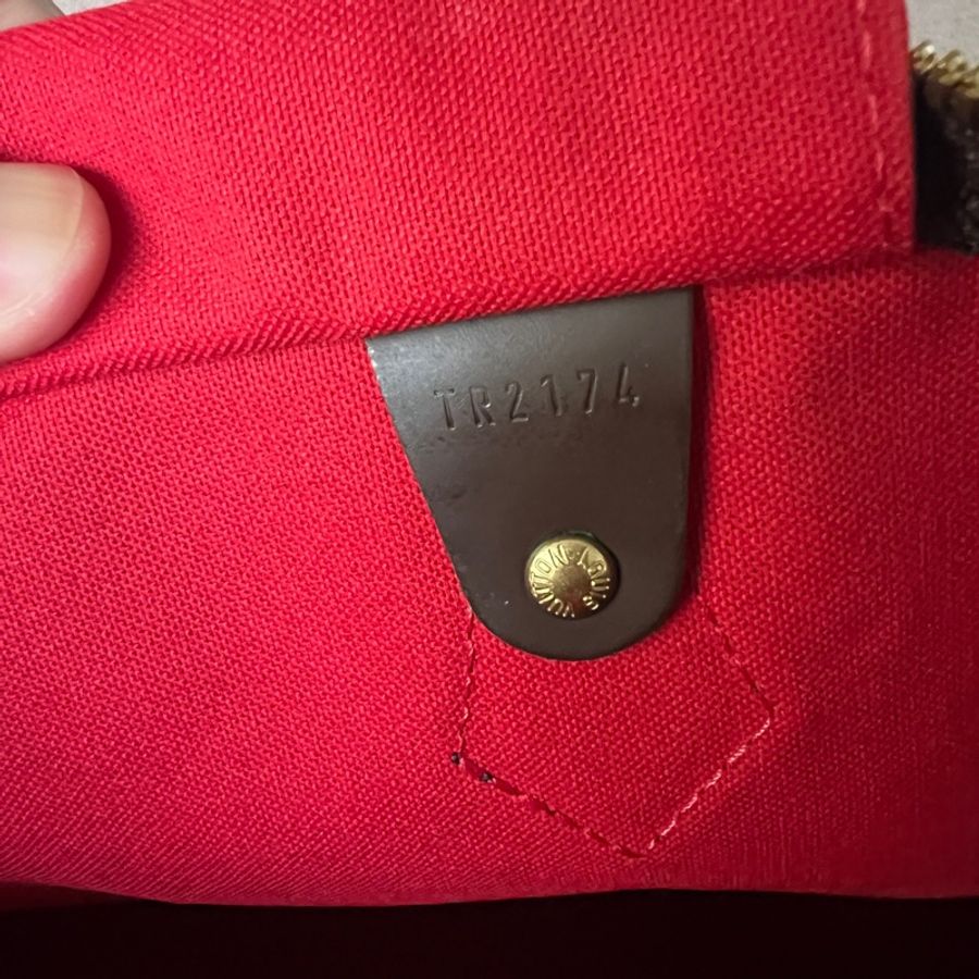 LV speedy 35 monogram 棋盤格老花 九成五新-9