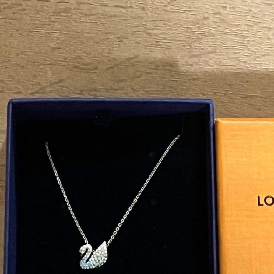 SWAROVSKI施華洛世奇藍天鵝項鍊-4