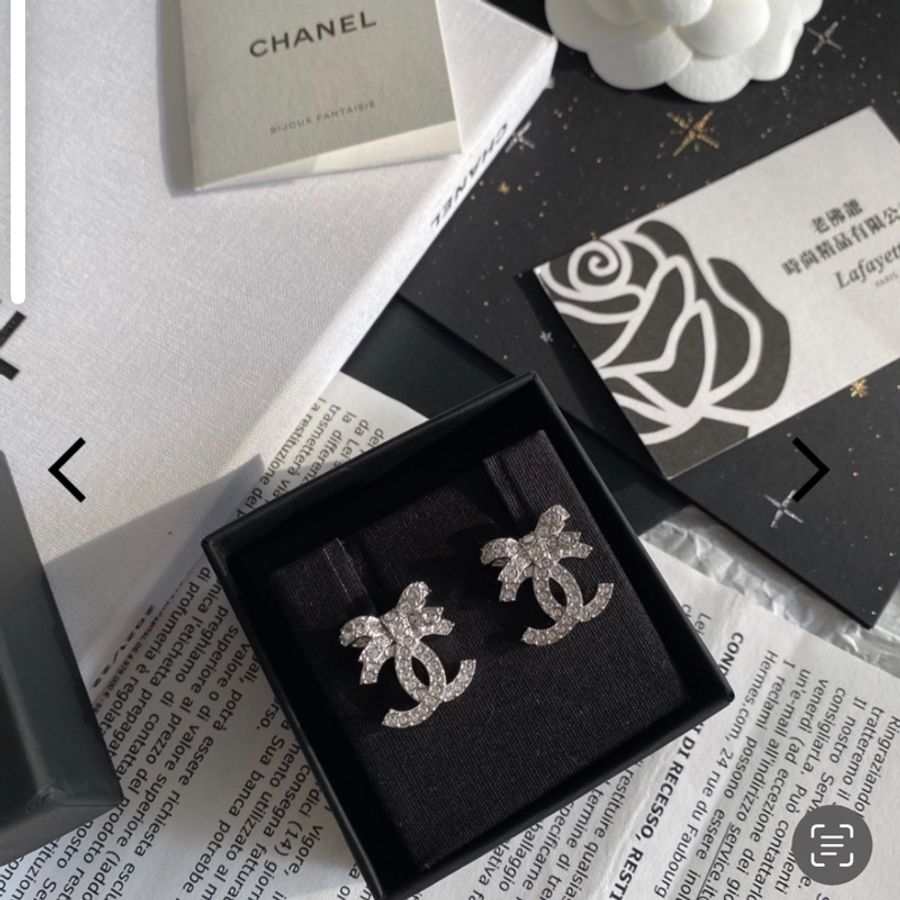 爆款🔥全新CHANEL香奈兒23S蝴蝶結雙C水鑽款-5