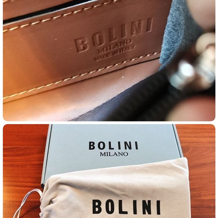 Italy 限量超低價/原價3萬8千/ 全新義大利BOLINI頂級牛皮拉鏈長夾,手拿包/有4色-8