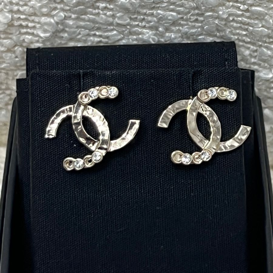 全新 Chanel Stud Earrings 耳環-1