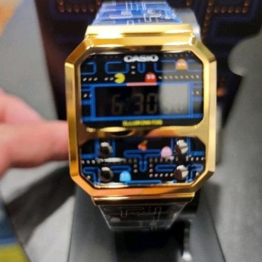 CASIO x Pacman 卡西歐經典手錶 小精靈 A100WEPC-4