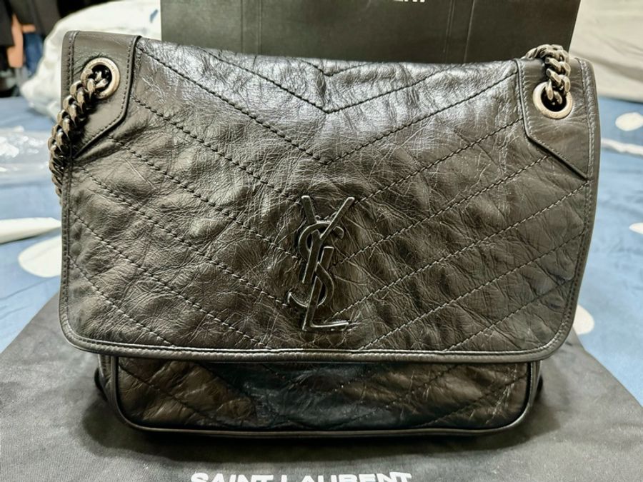 YSL 經典包款Niki bag large size D釦(已絕版)-3
