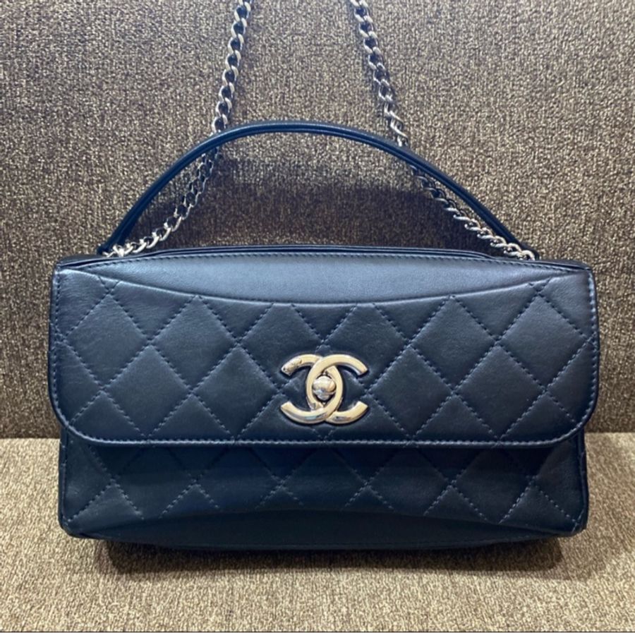 Chanel顛倒cf手提多用肩背包-0