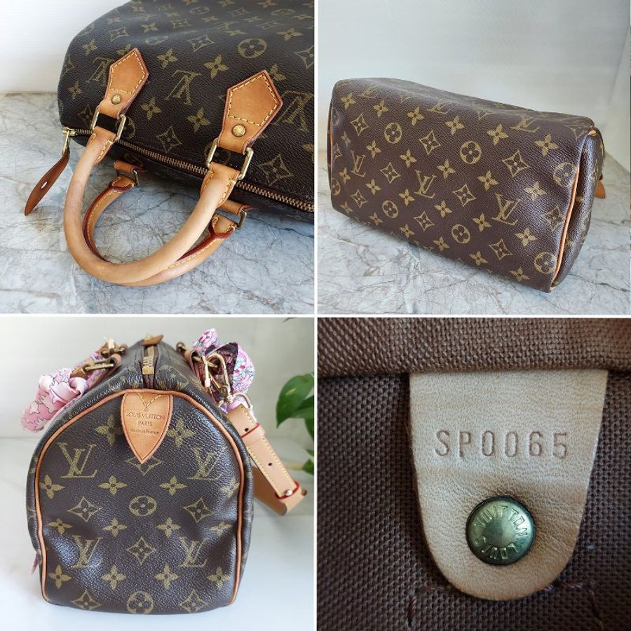 LV Speedy 25 cm 🎀實品拍照🎀 Vintage 波士頓包~二手品(不議價)-49