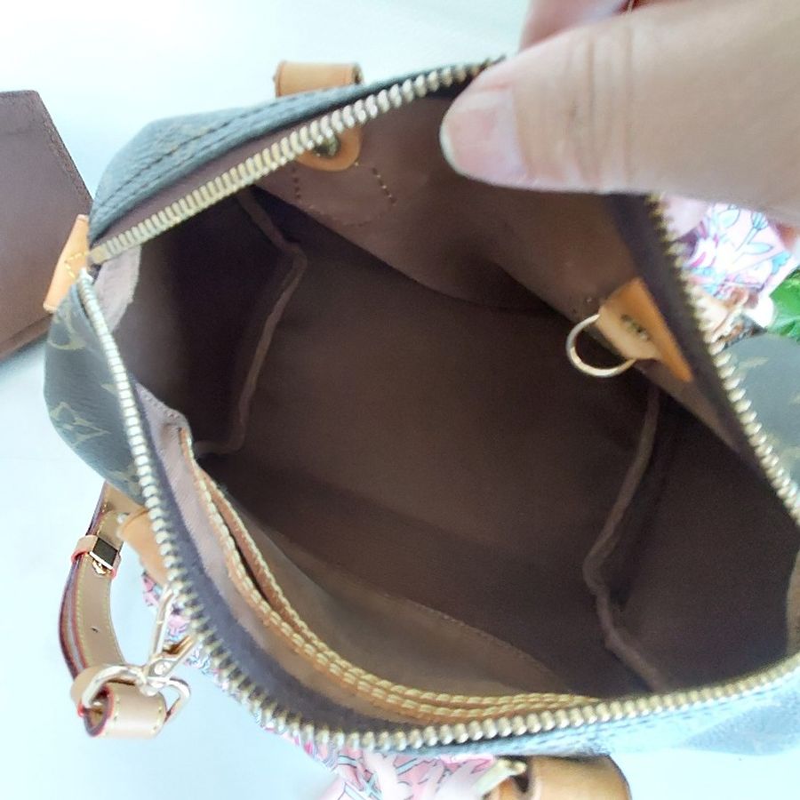 LV Speedy 25 cm 🎀實品拍照🎀 Vintage 波士頓包~二手品(不議價)-44
