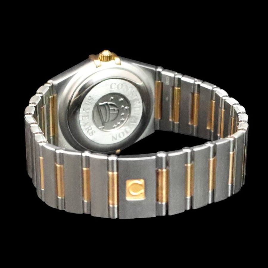 金鐸精品~2333 OMEGA 歐米茄 constellation 星座系列 50周年款 玫瑰金珍珠母貝面 自動上鍊女用鑽錶-2
