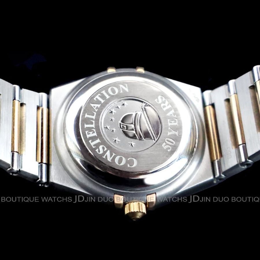 金鐸精品~2333 OMEGA 歐米茄 constellation 星座系列 50周年款 玫瑰金珍珠母貝面 自動上鍊女用鑽錶-6