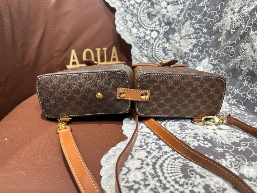 Vintage Celine Macadam Twins 2way Backpack 背包-4