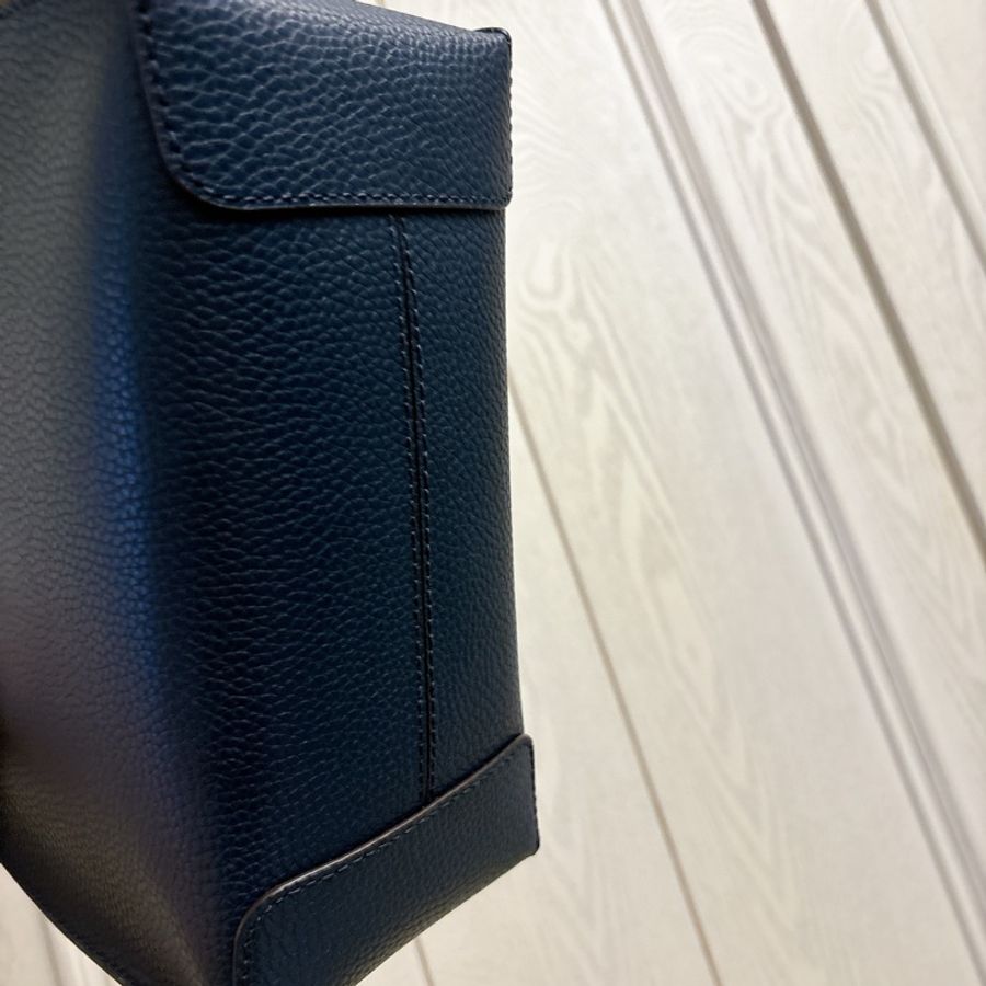 Mk 深藍色Mercer 荔枝牛皮 手提 斜背包 Medium Pebbled Leather Crossbody Bag-6
