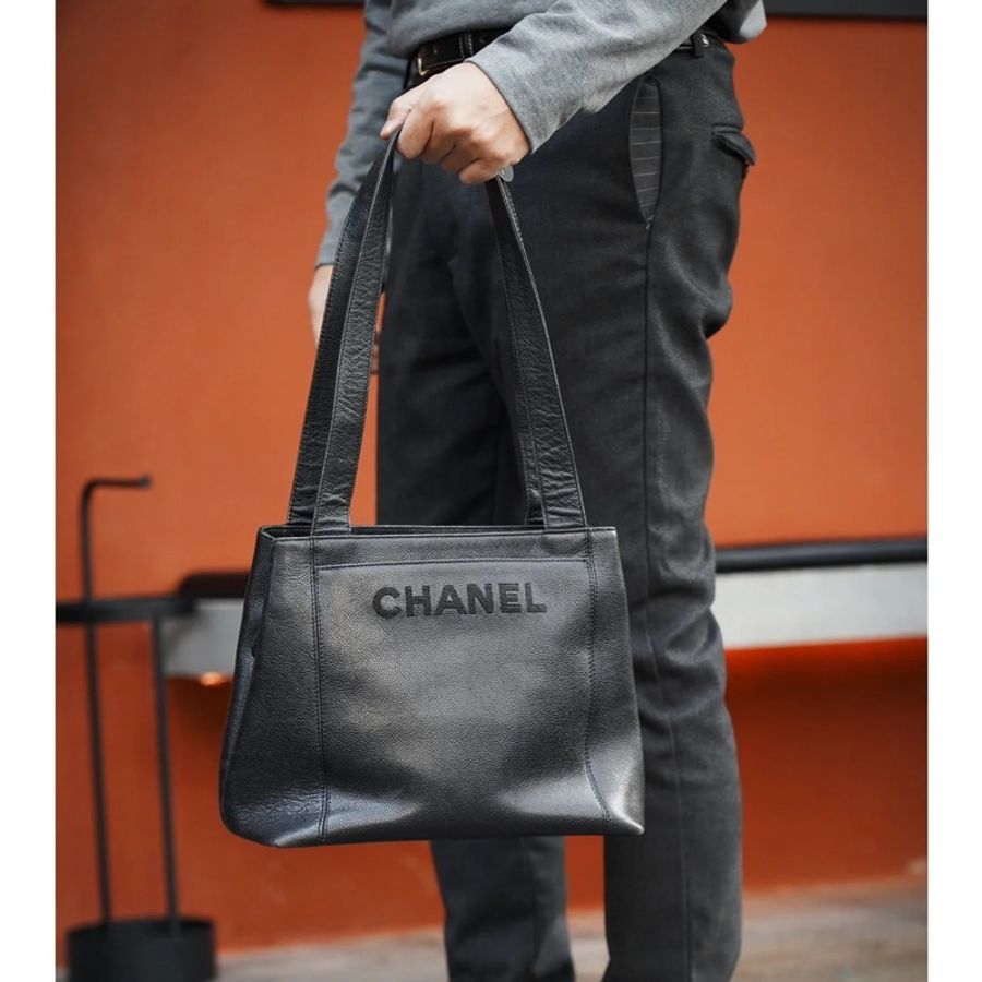 🔥全網最低大降價🔥 #Chanel #荔枝皮 刺繡 #tote #托特包 #單肩包-1