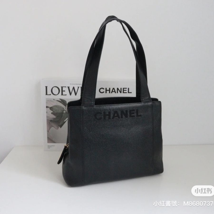 🔥全網最低大降價🔥 #Chanel #荔枝皮 刺繡 #tote #托特包 #單肩包-3