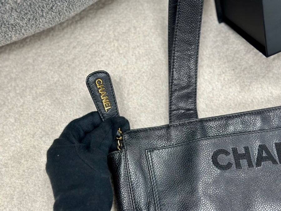 🔥全網最低大降價🔥 #Chanel #荔枝皮 刺繡 #tote #托特包 #單肩包-8