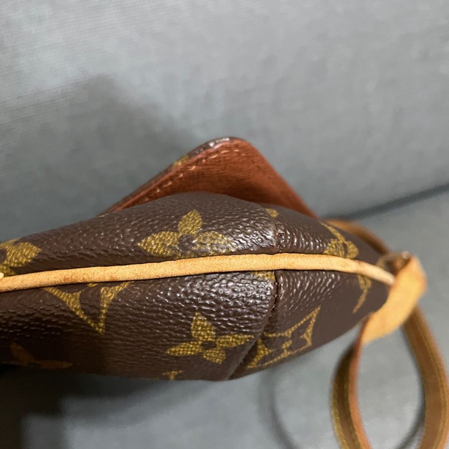 #LV原花 PVC塗層帆布 王菲單肩斜背包(贈非原廠延長背帶可斜挎)-42