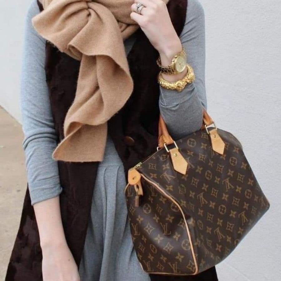 超甜價 Louis Vuitton LV Speedy 30 波士頓包 手提包 手袋 手拎 媽媽包 返工袋 斜揹包 兩用 中古 vintage-23